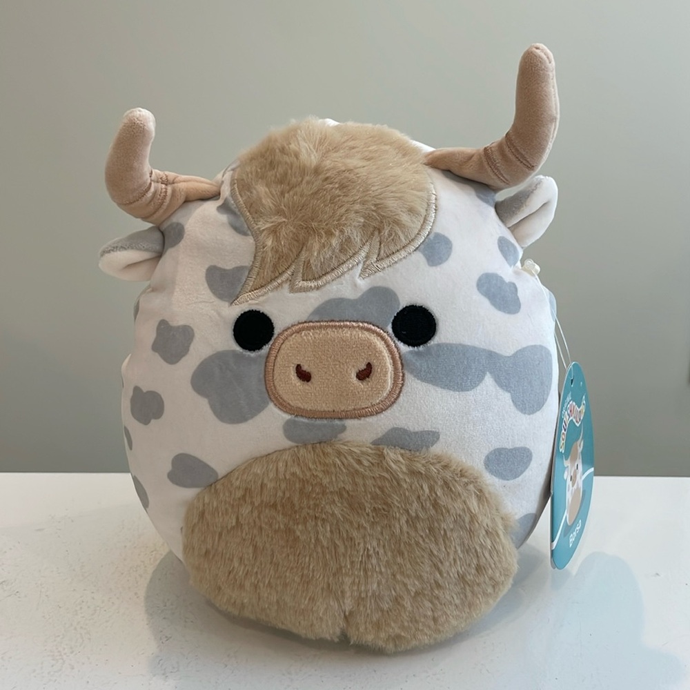 NWT 7.5”’Borsa the Highland Cow Squishmallow